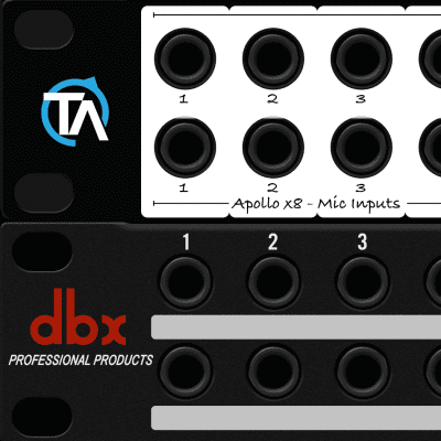 5 - Pack Blank Patch Bay Labels Compatible with DBX PB-48 by Trace Audio image 2