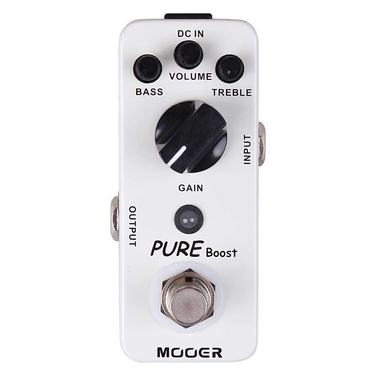 Mooer Pure Boost MICRO Overdrive Booster Pedal True Bypass NEW image 1