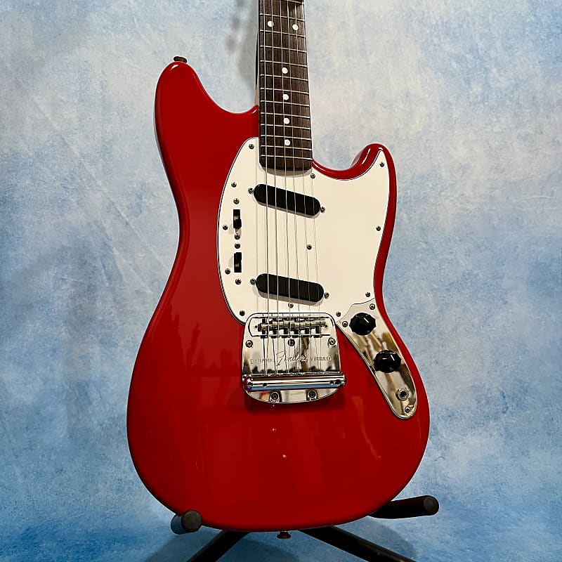 Fender MG-69 MH Mustang Reissue MIJ 2007 Fiesta Red | Reverb Canada