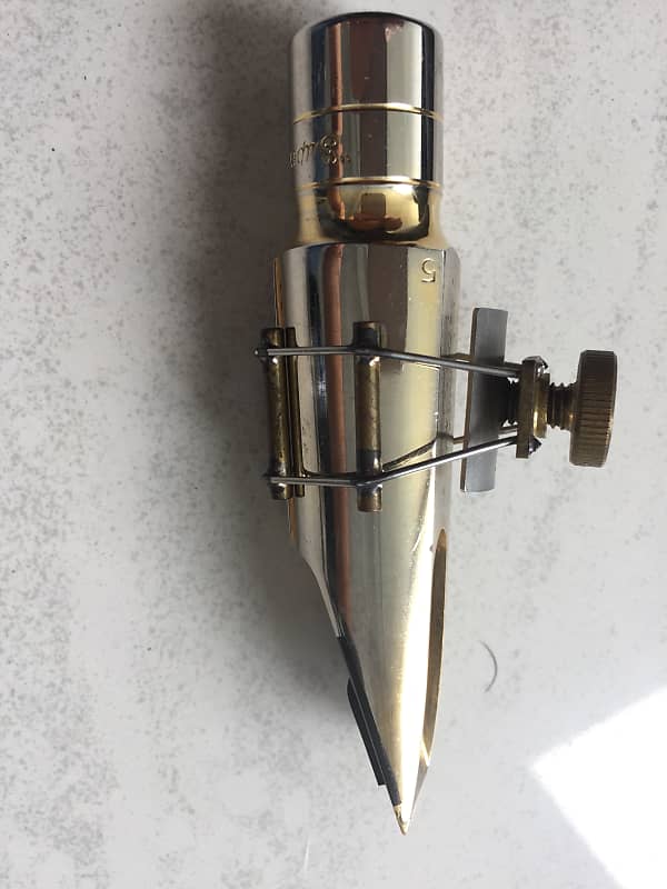 管楽器・吹奏楽器 Otto Link Florida STM Ligature Vintage 1950's Otto Link Metal Tenor Saxophone Ligature and