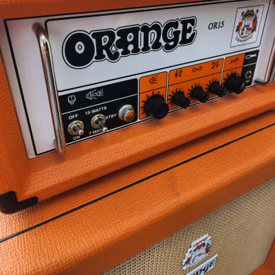 Orange OR15H 15-watt Tube Head / Orange PPC112 - 60-watt 1x12" Cabinet (COMBO) image 2