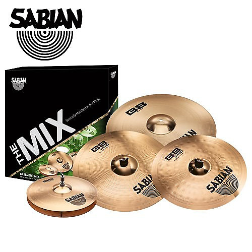 Sabian Basement Mix Cymbal Pack BP5003 Includes Hats, Ride & Reverb