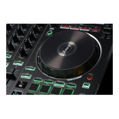 Roland DJ-202 Lightweight Design Easy-Grab Handles Plug-and-Play Connectivity Two-Channel Four-Deck USB Powered Serato DJ Controller with Serato DJ Pro Upgrade image 7