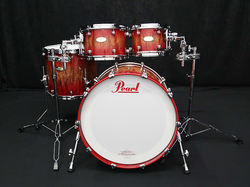 Pearl Masterworks Heritage 2019 Red Bubinga Burst