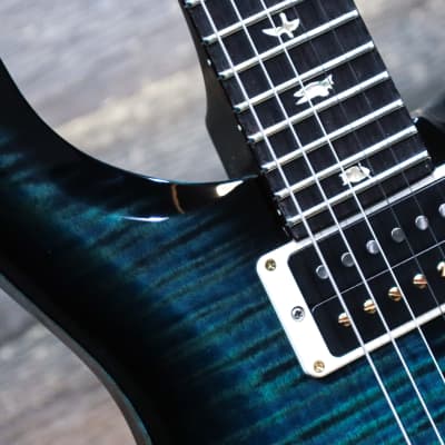 PRS Custom 24-08 Cobalt Smokeburst 10-Top Pattern Thin Electric Guitar w/Case image 9