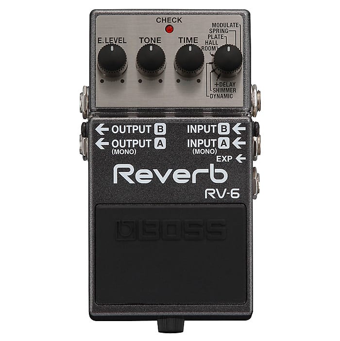 BOSS RV-6 Digital Delay and Reverb Pedal image 1