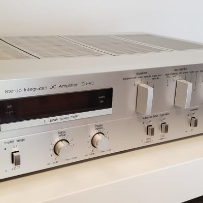 Vintage Stereo Integrated Amplifier Technics SU-V3 | Reverb