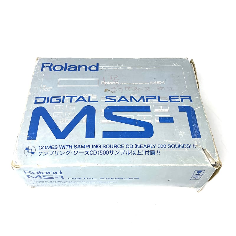 Roland MS-1 Digital Sampler Black 1990s | Reverb