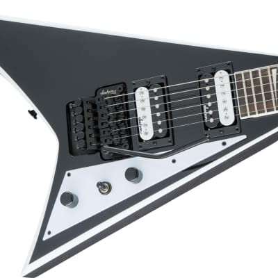 Jackson Rhoads V JS32 Gloss Black w/ Red Bevels and Jackson Jackson Rhoads V JS32 Gloss Black w/ Red Bevels and Jackson