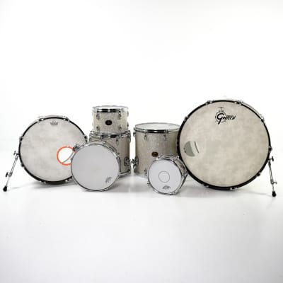 Grestch  7-Piece USA Custom in Silver Glass (Signed and Owned by Stanton Moore) for sale