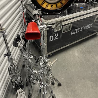 Frank Ferrer's Guns 'n' Roses DW 2017 - Red Sparkle Lacquer Complete Set! 24,13,16,18 image 13
