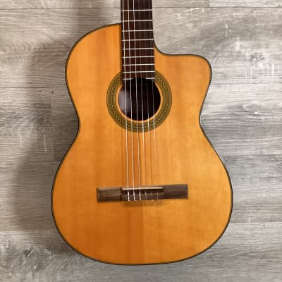 Takamine G Series Cutaway Classical Electric Guitar w/ case for sale