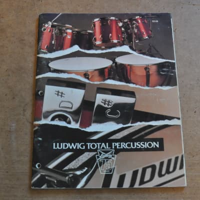Ludwig Total Percussion vintage catalog booklet brochure. 1984 image 1
