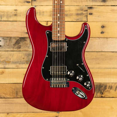 Fender Limited Edition Mahogany Blacktop Stratocaster HH Crimson Red image 1