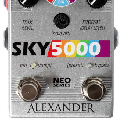 Alexander Pedals Sky 5000 Neo Series Delay | Reverb