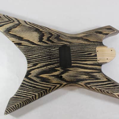 Finished Blasted Ash Xiphos body fits Ibanez (tm) RG and Jem