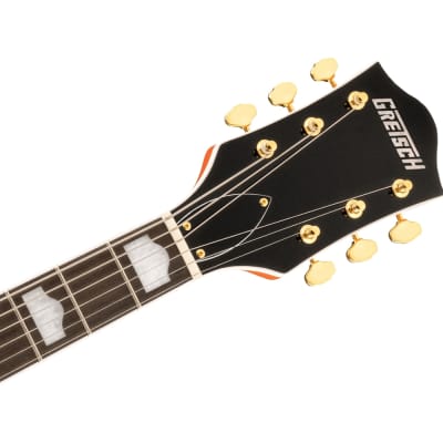 Gretch G5422TG Electromatic Classic Hollow Body Double Cut with Bigsby and Gold Hardware, Laurel Fingerboard, Orange Stain
 Electric Guitar image 4