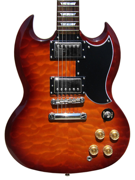 Epiphone SG 2010年製造 Review EPIPHONE SG 2010 Cherry Burst By Fusion Music - YouTube