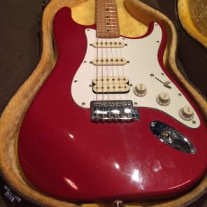 Fender Squier Stratocaster Mexico MIM HSS 1997 | Reverb