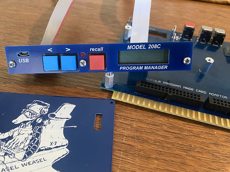 Buchla Easel Command 208 preset card 2022 Reverb