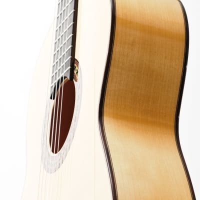 Spanish Flamenco Guitar CAMPS M7-S (blanca) - solid spruce top image 5