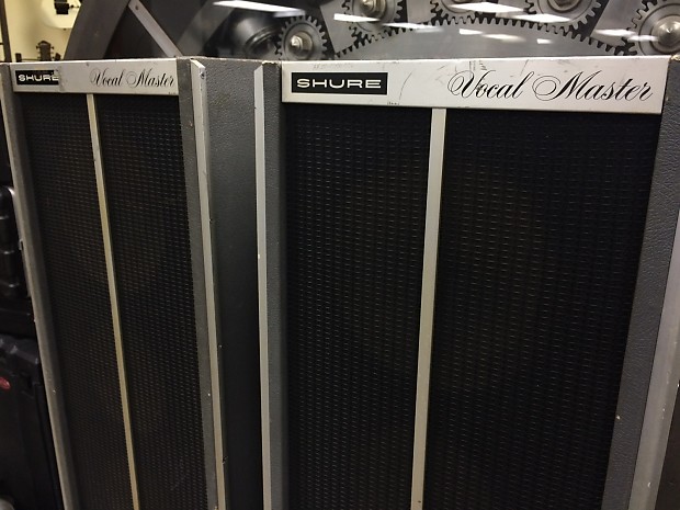 Shure Vocal Master Tower Speakers. Vintage PA Speakers