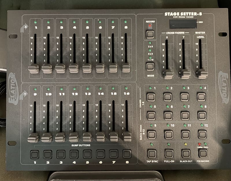 DJ機材 ADJ STAGE SETTER 8 ADJ Stage Setter 8 DMX Controller From ECS - 16 Channels For