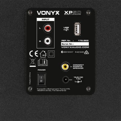 Vonyx XP50 Active Studio Monitor BT, USB