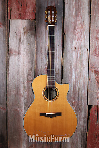 Fender GN45SCE Nylon String Acoustic Electric Guitar with Fishman Pickup System