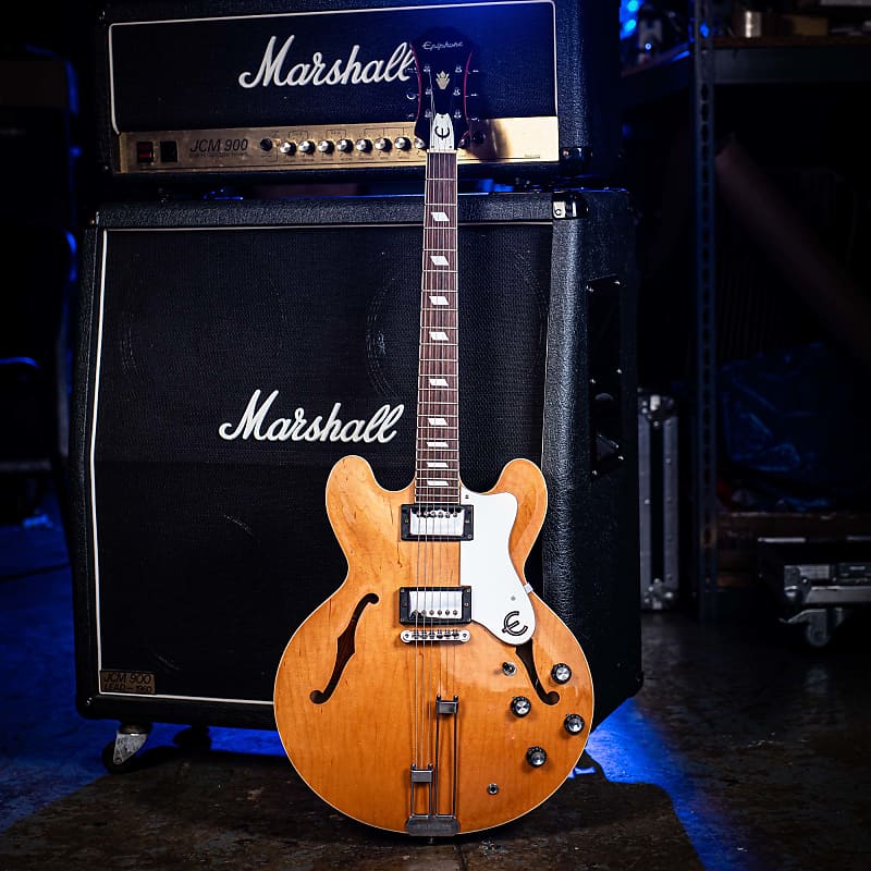 Epiphone Riviera ex Oasis Noel Gallagher BE HERE NOW 1998 Natural