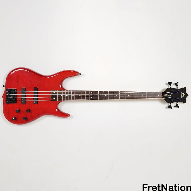 Ken Smith Bass Burner Custom 4-String Bass Candy Red w/ Case 8.60lbs  941237CR4