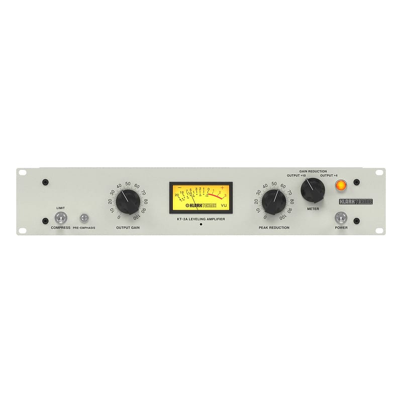 Klark Teknik KT-2A 2AKT Single-Channel Leveling Amplifier and Compressor image 1