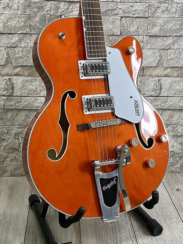 Gretsch #G5420T - Electromatic® Classic Hollow Body Single Cut with Bigsby®, Orange Stain image 1