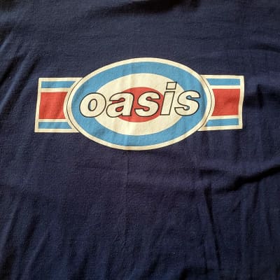 Oasis - Box Logo Target  1994 - Blue image 1