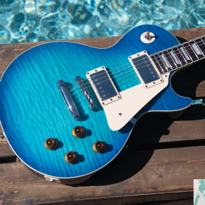 2022 Tokai LS148 OBB - AAAAA Top - Ocean Blue Burst - Les