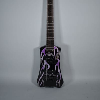 1980s Cort Space B2 Black Finish Electric Bass Guitar w/Bag for sale