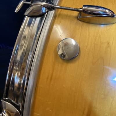 Gretsch - Vintage 24x14" USA Custom Bass Drum, Modified 1970's - Natural Maple image 8