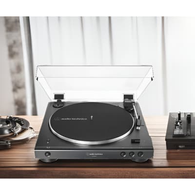 Audio-Technica AT-LP60XBT Bluetooth Turntable - Wireless, Fully Automatic Stereo Record Player with Built-in Phono Preamp Bundle with BX3BT 120W Bluetooth Studio Monitors, and Accessories (3 Items) image 6