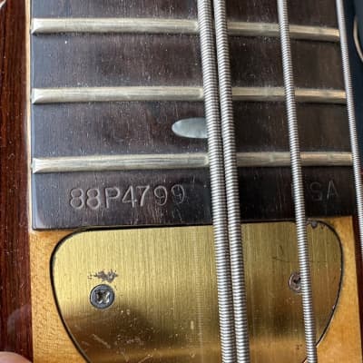 Alembic Persuader PMSB-5 5 String Bass 1988 - a stunning Bocate Top signed by Stanley, Victor, Marcus, Chick, Herbie & many more. image 9