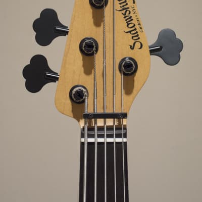 Sadowsky NYC Modern 5 String Fretless Bass  Koa Top  LED Side Dots Caramel Koa image 3