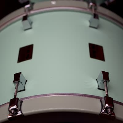 Pork Pie Percussion 5-Piece Custom 8-Ply Maple Drum Set (10/12/16/22/6.5x14") in Sea Foam Green image 8