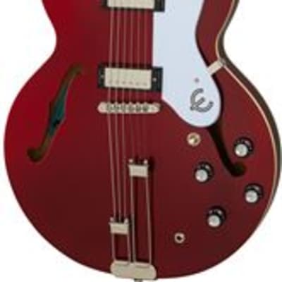 Epiphone Riviera Semi Hollow Archtop Sparkling Burgundy image 1