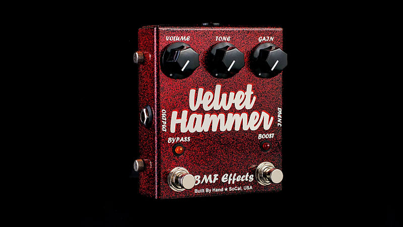 BMF Effects Velvet Hammer Overdrive Guitar Pedal | Reverb