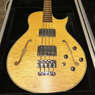 Warwick Master Built  Star Bass Singlecut Maple, 4-String -  Natural Transparent Satin image 1