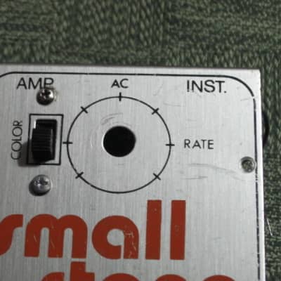 used vintage (mid to late 1970s) Electro-Harmonix Small Stone EH4800 USA TOP part of casing, color switch + screws, Power, In, Out Jacks +nuts/washers, some wires [NO: bottom part of casing, Circuit Board, CB Components, Pot, Switch, Light, Other Wires] image 12