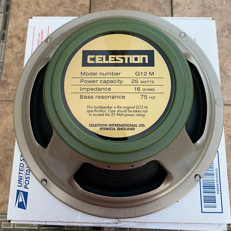 Celestion g12m greenback 16 hot sale ohm