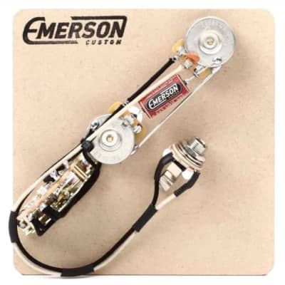 Emerson Custom Prewired Kit Telecaster Reverse 3-Way 250K Pots for sale