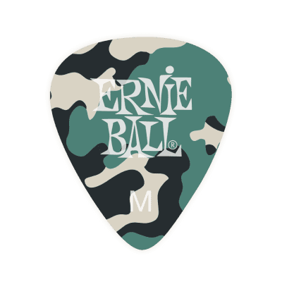 Ernie Ball 9222 Camouflage Guitar Picks Medium - 12-Pack image 1