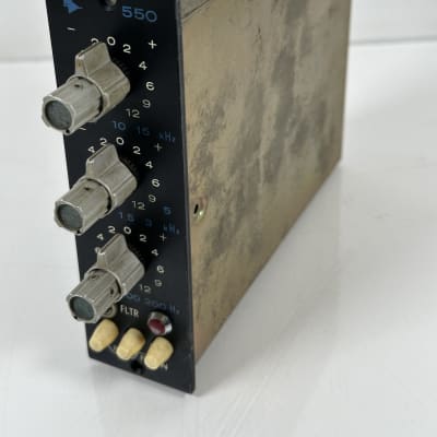 API 550 Equalizer #1249 (Vintage): 500 Series 3-band EQ