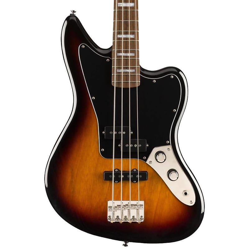 Squier Classic Vibe Jaguar Bass Guitar (3-Color Sunburst) image 1